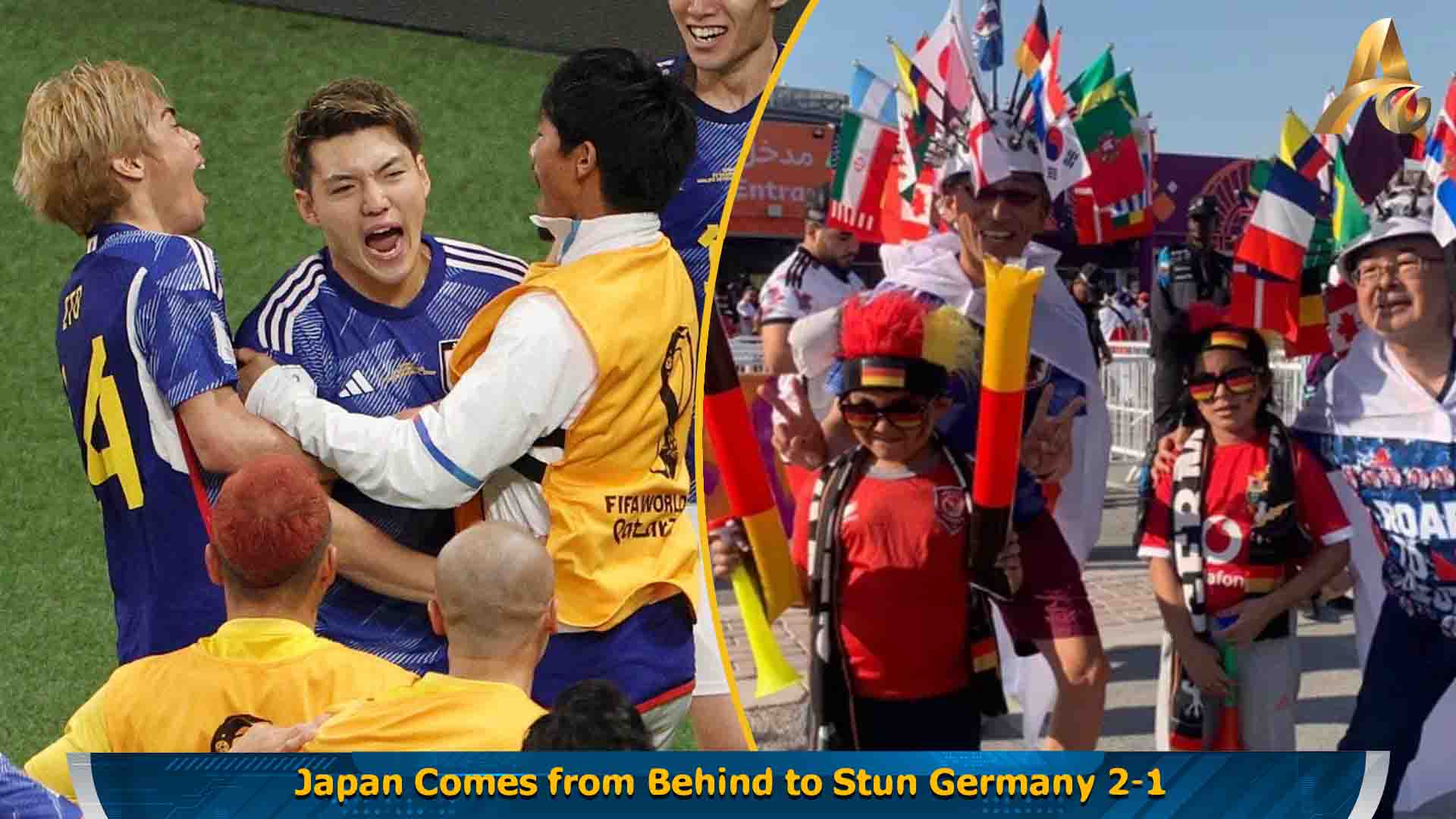 Japan stun Germany with late strikes - Global Times